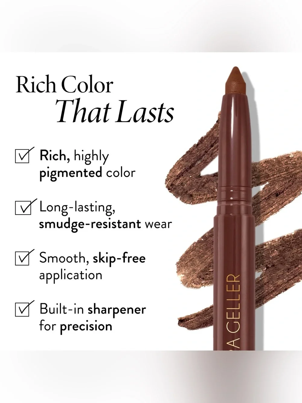Laura Geller Kajal Longwear Eyeliner 3 Piece Collection- black, brown & toasted